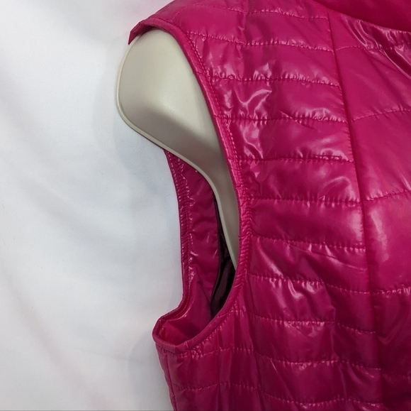 Talbots Quilted Cire Primaloft Vest Sz L - Picture 7 of 13